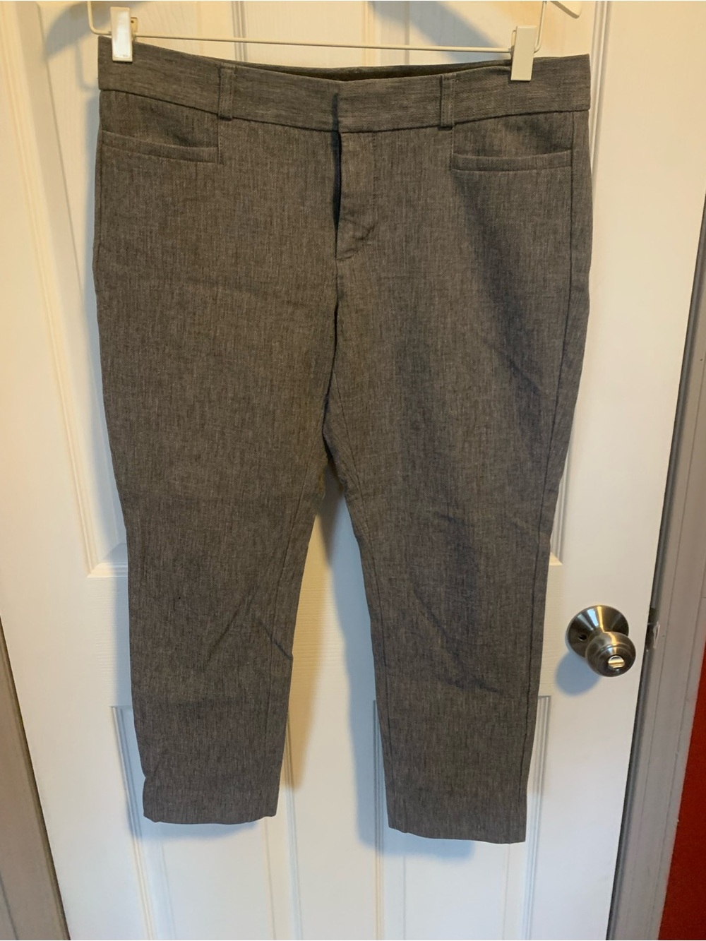 Banana Republic ‘Sloan’ Gray Dress Pants with Black Waistband